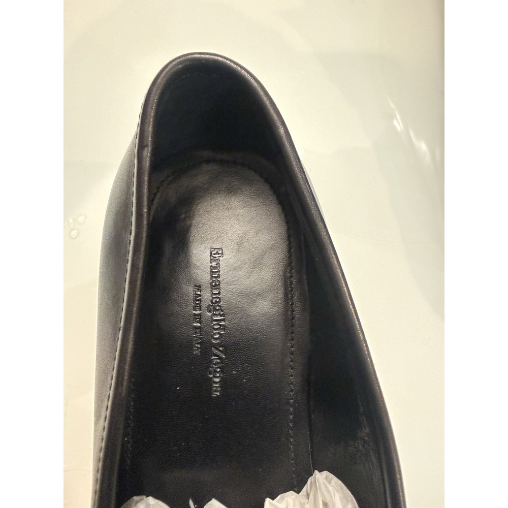 Ermenegildo Zegna Men's US 9.5   Loafer  Black Calf Leather - Picture 9 of 10